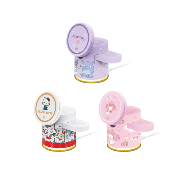 XPower x Sanrio GE1 Qi2迷你掌心5合1 MagCharge 15W磁吸無線充電座【原裝行貨】