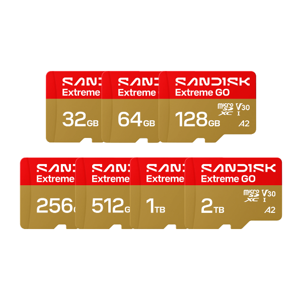 SanDisk Extreme GO microSD™ UHS-I Card 記憶卡【香港行貨】