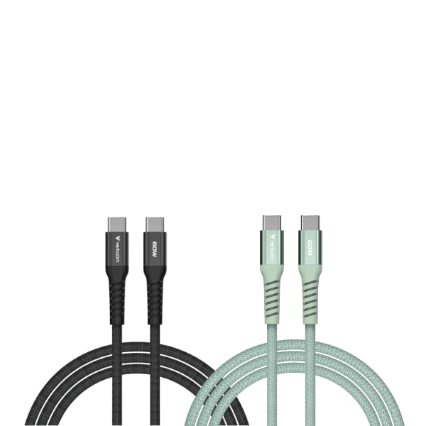 VERBATIM 60W USB-C 至 USB-C 磁吸充電傳輸線 31859/31864【原裝行貨】