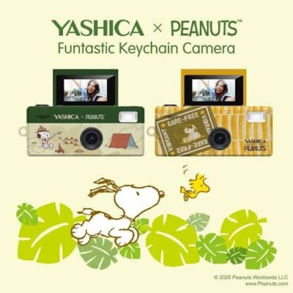 Yashica x Peanuts Funtastic Keychain Camera (Snoopy's Summit) 迷你數碼相機 YAS-FASMNC-P1【原裝行貨】