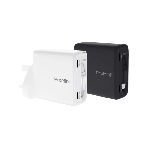 Magic Pro ProMini GTC70 (UK版) PD3.0 GaN 70W 內置線插牆式快速充電器【原裝行貨】