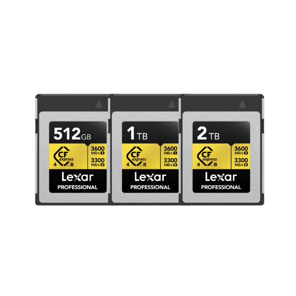 Lexar® Professional GOLD CFexpress™ 4.0 Type B 記憶卡【原裝行貨】