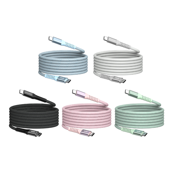 Verbatim 60W USB-C 至 USB-C 磁吸充電傳輸線【原裝行貨】