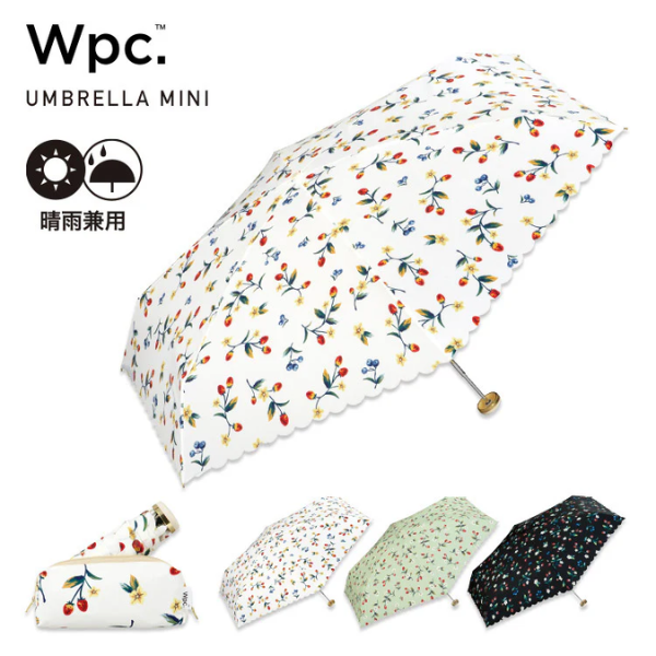 W.P.C MINI UMBRELLA 草莓花園復古迷你摺疊傘【香港行貨】