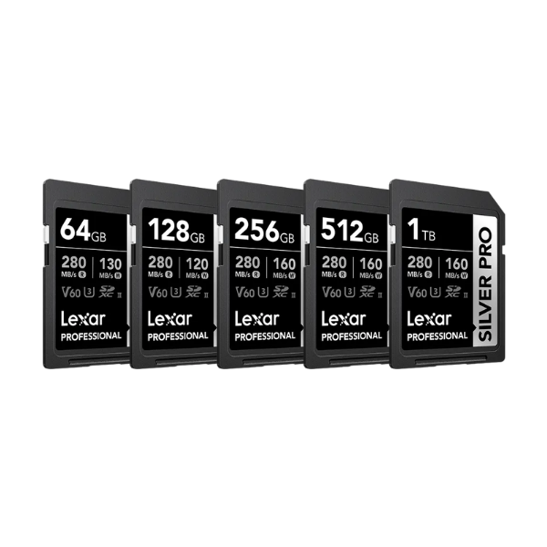 Lexar Professional SDXC™ UHS-II 記憶卡 SILVER PRO Series【原裝行貨】