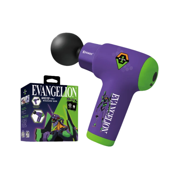 XPower x EVA 新世紀福音戰士 MG19 超迷你肌肉按摩槍 (初號機)【原裝行貨】