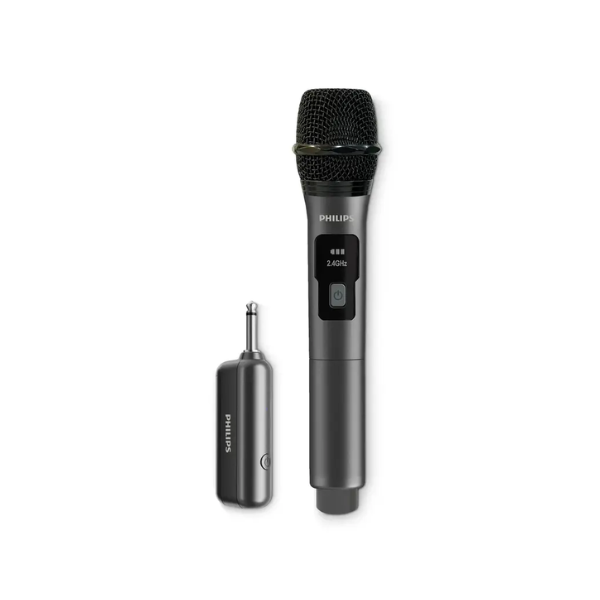 Philips DLM3401 無線麥克風連 3.5mm / 6.3mm 接收器【香港行貨】