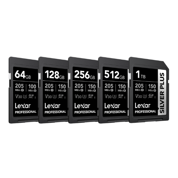 Lexar Professional SDXC UHS-I Card SILVER PLUS Series【原裝行貨】