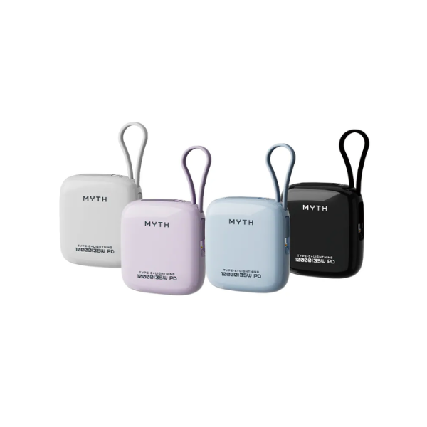 Myth K13A 迷你內置線PD35W 10000mAh 移動電源【原裝行貨】