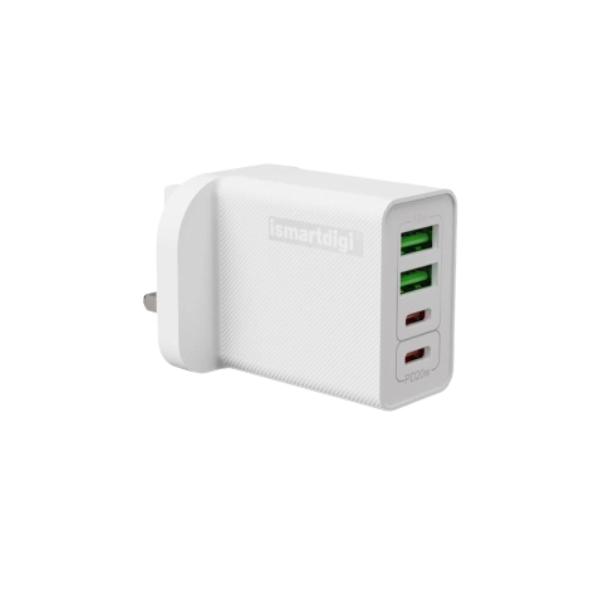 Ismartdigi 40W 4USB 快充插牆式充電器 IS-40W-2C【原裝行貨】