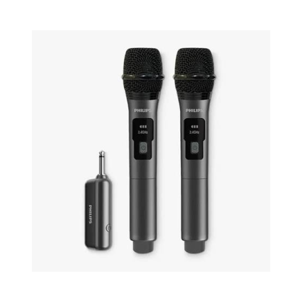 Philips DLM3401 無線麥克風連 3.5mm / 6.3mm 接收器【香港行貨】