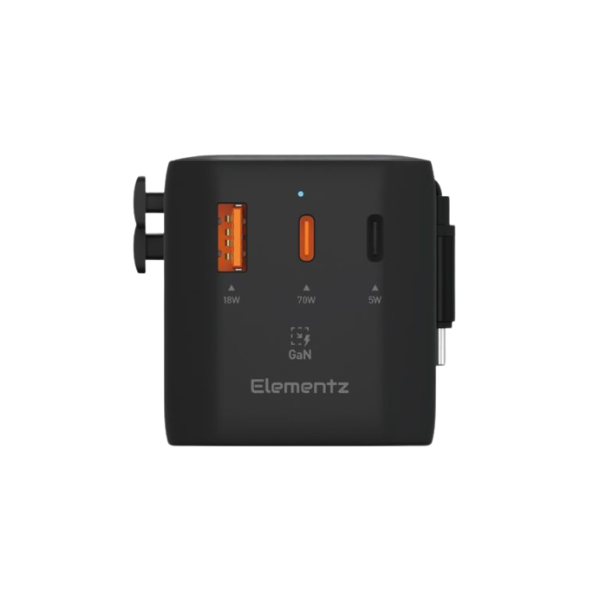 Elementz TravelMate ProFlex 70W Travel Adapter 旅行充電器 PT-D70【原裝行貨】