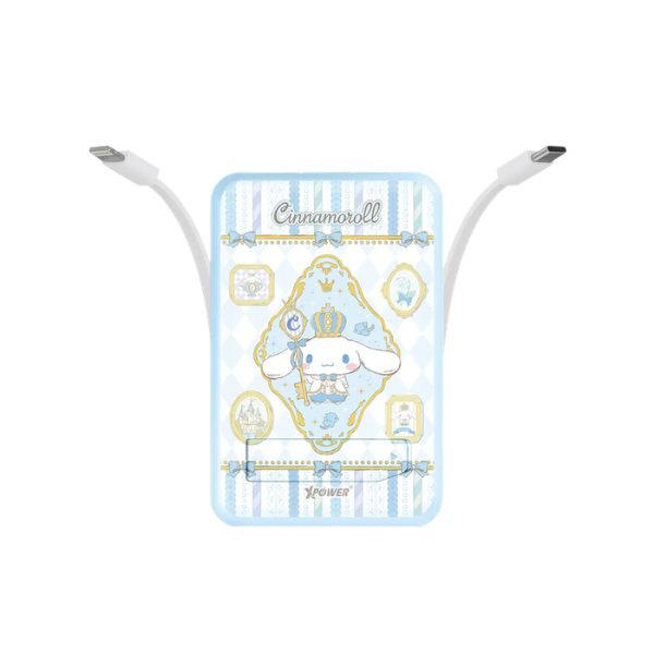 XPower x Sanrio M10C+ 6合1 10000mAh多功能迷你20W PD3.0+ 磁吸無線快充移動電源 3C版本【原裝行貨】