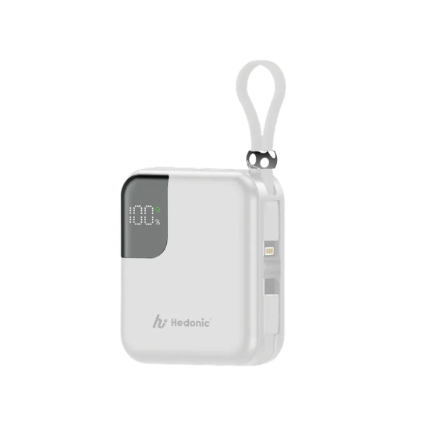 Hedonic 10000mah (38.5Wh) PD 3.0 22.5W Lightning & USB-C 流動充電池【原裝行貨】