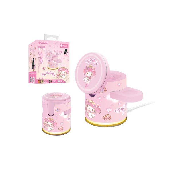 XPower x Sanrio GE1 Qi2迷你掌心5合1 MagCharge 15W磁吸無線充電座【原裝行貨】