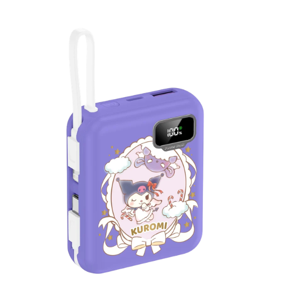 Xpower x Sanrio P8 TYPE-C 雙內置線迷你數顯移動電源【原裝行貨】