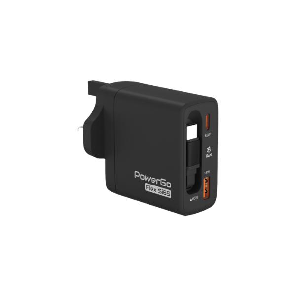 Elementz PowerGo Flex Si65 PD-FS65 帶線迷你充電器【原裝行貨】