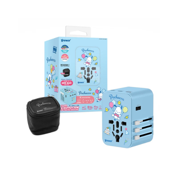 XPower x Sanrio TA45B 45W 6輸出 PD3.0/PPS旅行充電器【原裝行貨】