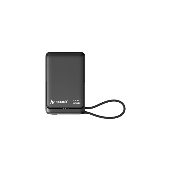 Hedonic 半固態磁吸 USB-C 內置線支架 10000mAh 行動電源 PD 3.0【原裝行貨】