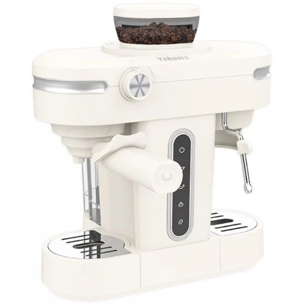 Yohome VK-5501E 迷你專業級 現磨鮮萃奶泡 3合1 半自動家庭意式咖啡機【原裝行貨】