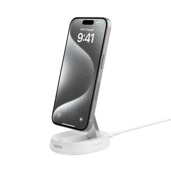 Belkin BoostCharge Pro Qi2 15W 折疊式磁吸無線充電座【原裝行貨】