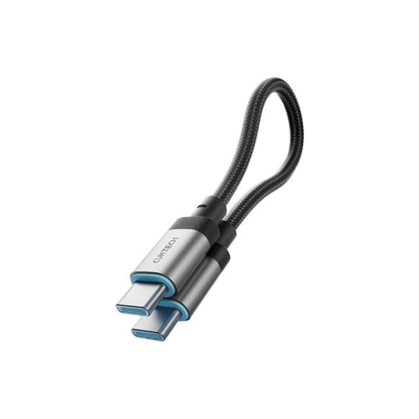 CUKTECH 酷態科 240W TYPE-C 15cm 磁吸摺疊編織快充線 CTC615S【原裝行貨】