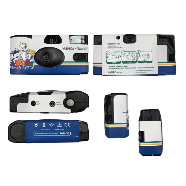 Yashica x Peanuts 彩色 ios 400 27 張 35mm 一次性即棄菲林相機 YAS-SC140P【原裝行貨】