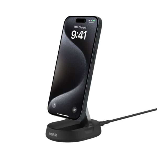 Belkin BoostCharge Pro Qi2 15W 折疊式磁吸無線充電座【原裝行貨】