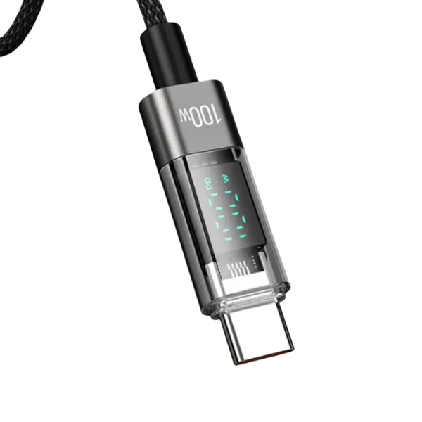 Maxco MS03CC Type C To Type C 100w 顯示屏快充數據線【原裝行貨】