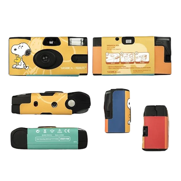 Yashica x Peanuts 彩色 ios 400 27 張 35mm 一次性即棄菲林相機 YAS-SC140P【原裝行貨】