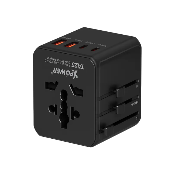 XPower TA25 7輸出 PD/PPS 25W Gan旅行充電器【原裝行貨】