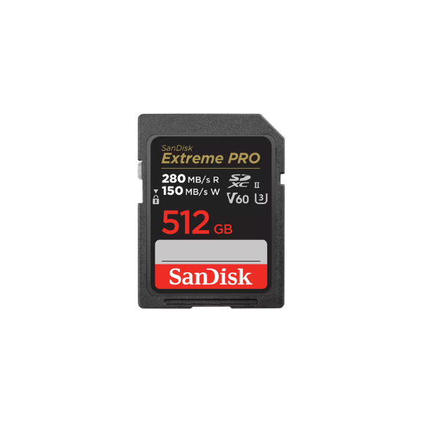 SanDisk EXTREME PRO SDXC V60 U3 C10 UHS-II 280MB/S 記憶卡【原裝行貨】
