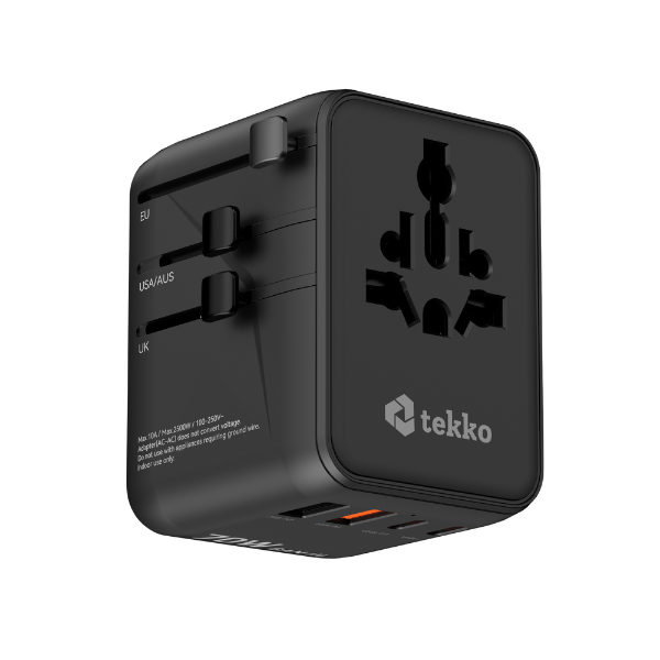 Tekko Travel 70W PD3.1 GaN 通用旅行轉插【原裝行貨】