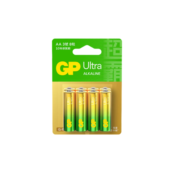 GP Ultra 特強AA 鹼性電池【原裝行貨】