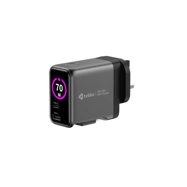 Tekko 70W PD3.1 GaN³ 快速充電器 PDC70SA PD-150【原裝行貨】