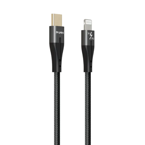 ProMini Type-C to Lightning 20AWG MFi 快充銅製 PD 數據傳輸線【原裝行貨】