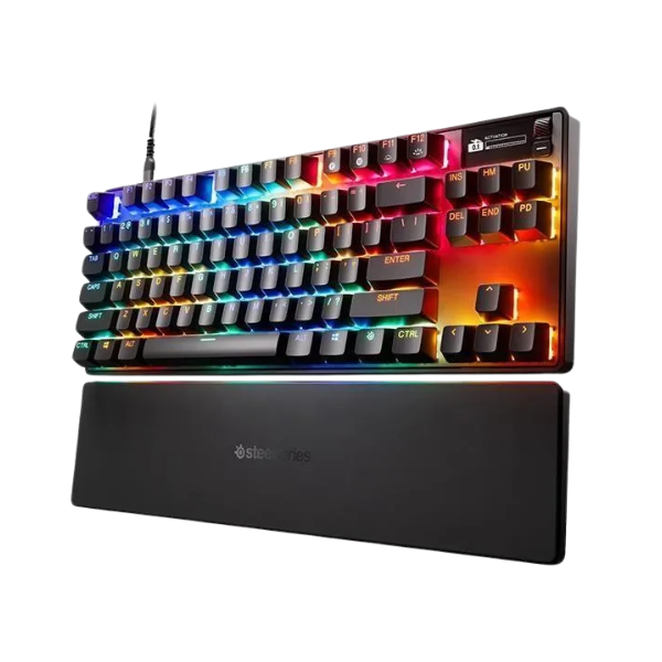 SteelSeries Apex Pro TKL Gen 3 OLED 智慧顯示機械式鍵盤【原裝行貨】