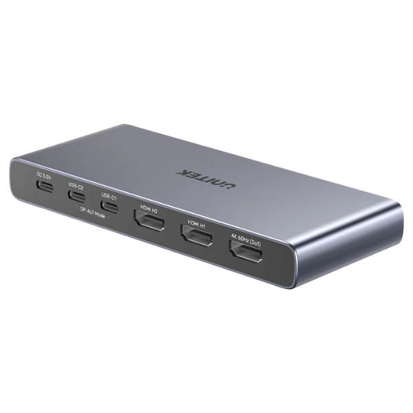 Unitek V1313AGY01 4K HDMI/USB-C 切換器（4進1出）【原裝行貨】