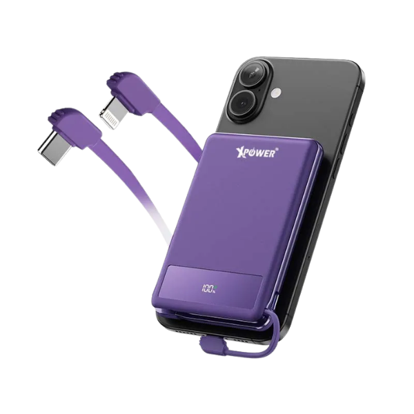 XPower MagThin 10 MT10 數顯 10000mAh內置雙線 PD3.0 移動電源【原裝行貨】