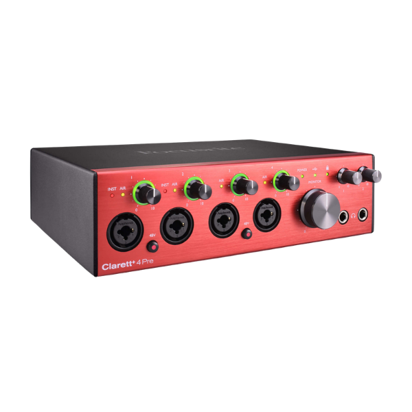 Focusrite Clarett+ 4Pre 18-IN/8-OUT Audio Interface 錄音介面【原裝行貨】