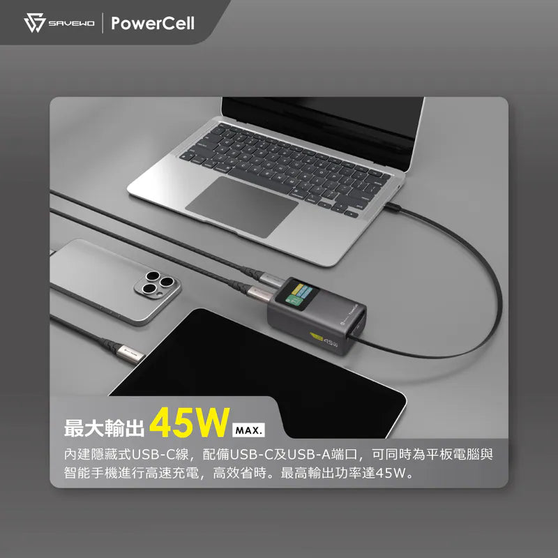 SAVEWO PowerCell Mini PC10K1 高性能迷你行動電源【原裝行貨】