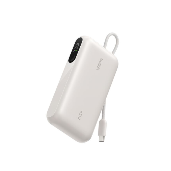 Belkin UltraCharge 10000mAh 45W 行動電源連充電線【原裝行貨】