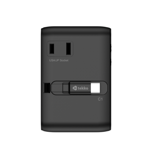 Tekko Travel 100W PD3.1 GaN 通用旅行轉插【原裝行貨】