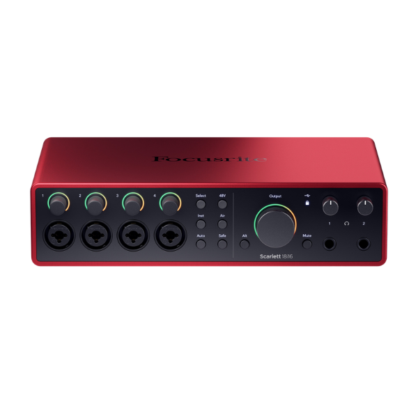 Focusrite Scarlett 18i16 USB-C Audio/MIDI Interface (4th Generation) 錄音介面【原裝行貨】