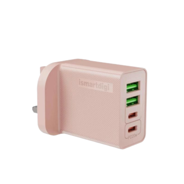 Ismartdigi 40W 4USB 快充插牆式充電器 IS-40W-2C【原裝行貨】