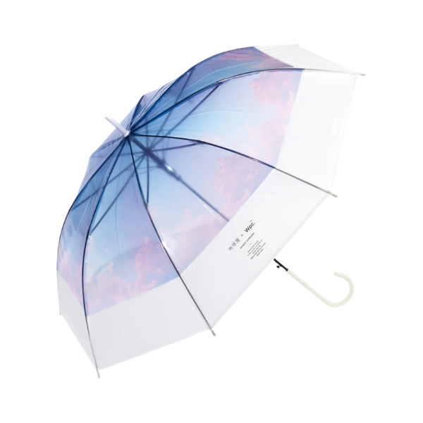 W.P.C x 地球屋 夢幻天色透明長傘【香港行貨】