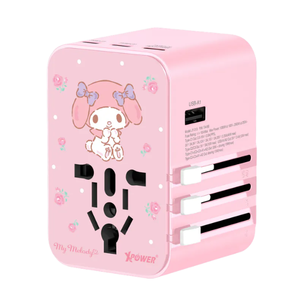 XPower x Sanrio TA45B 45W 6輸出 PD3.0/PPS旅行充電器【原裝行貨】
