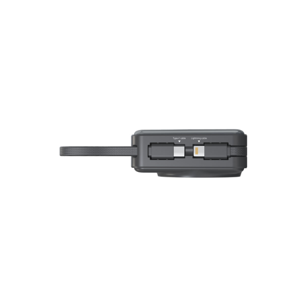 Verbatim SnapQub 10000mAh Qi2.2 L+C 半固態磁吸無線流動充電池 (Lightning +USB-C Cable)(3C認證+二維碼）【原裝行貨】