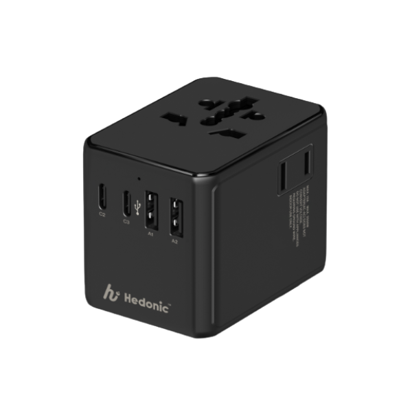 Hedonic 5位 PD 3.0 70W GAN Pro 通用旅行轉插 81071, 81072【香港行貨】