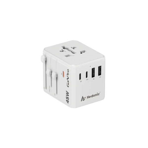 Hedonic 5位 PD 3.0 45W GAN Pro 通用旅行轉插, 81069, 81070【香港行貨】